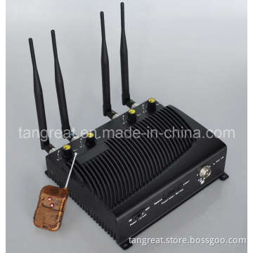 Adjustable Cellular Phone Jammer, with Remote Control (TG-4CA)